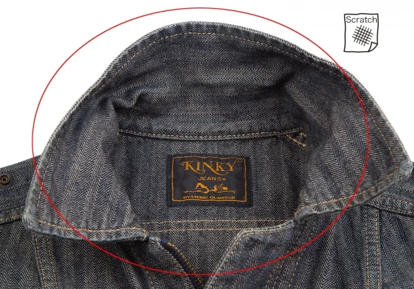 HYSTERIC GLAMOUR KINKY JEANS Belted Vest K-122927_004