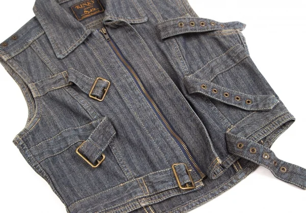 HYSTERIC GLAMOUR KINKY JEANS Belted Vest K-122927_009