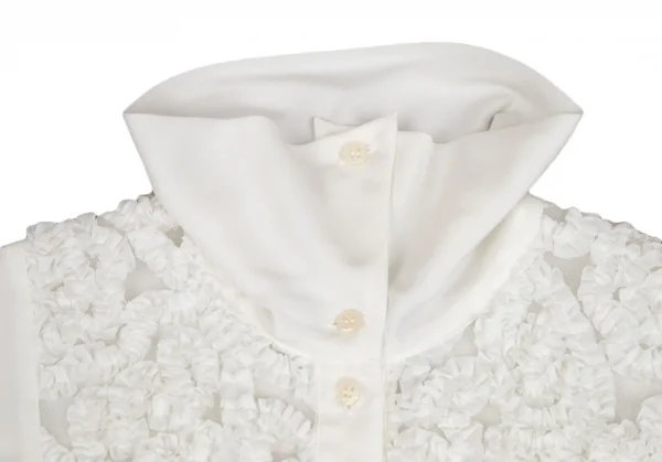 JUNIOR GAULTIER Mesh Frill Switching Shirt K-122929_005