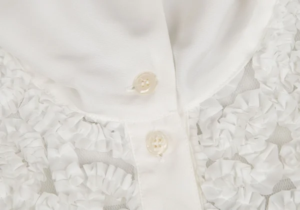 JUNIOR GAULTIER Mesh Frill Switching Shirt K-122929_006