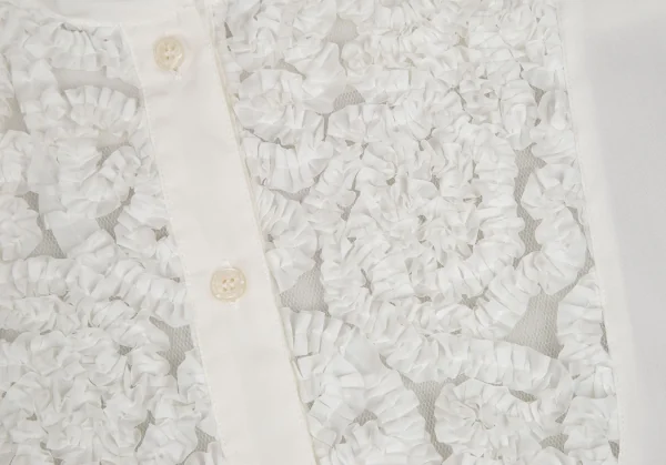 JUNIOR GAULTIER Mesh Frill Switching Shirt K-122929_007