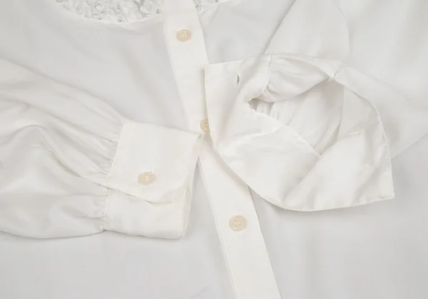 JUNIOR GAULTIER Mesh Frill Switching Shirt K-122929_012