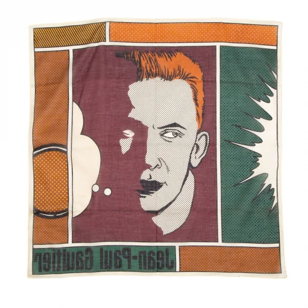 ジャンポールゴルチエJean Paul GAULTIER ドットフェイスプリントハンカチ マルチ K-122936_007