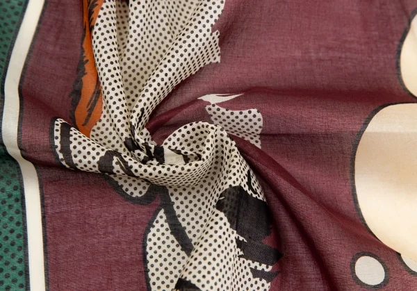 ジャンポールゴルチエJean Paul GAULTIER ドットフェイスプリントハンカチ マルチ K-122936_008