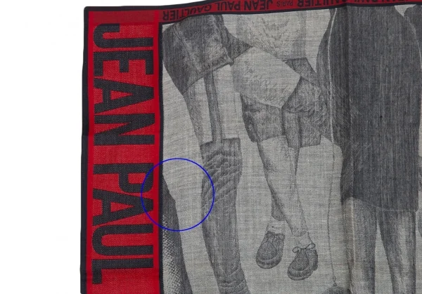 ジャンポールゴルチエJean Paul GAULTIER フットジャガードハンカチ グレー他 K-122939_002