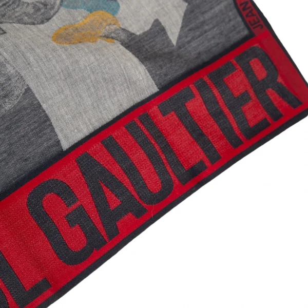 ジャンポールゴルチエJean Paul GAULTIER フットジャガードハンカチ グレー他 K-122939_009