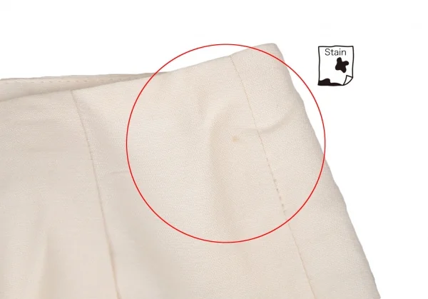イッセイミヤケ ハートISSEY MIYAKE HaaT カットジャガード切替スカート 生成3 K-122970_011