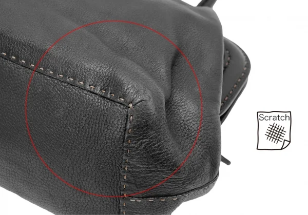 FENDI Leather Handbag K-123037_008