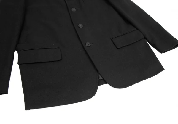 トリコ コムデギャルソンtricot COMME des GARCONS メルトン4Bジャケット 黒M位 K-123084_011