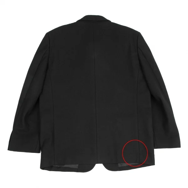 トリコ コムデギャルソンtricot COMME des GARCONS メルトン4Bジャケット 黒M位 K-123084_014