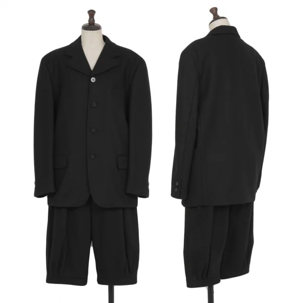 トリコ コムデギャルソンtricot COMME des GARCONS メルトン4Bジャケット 黒M位 K-123084_017