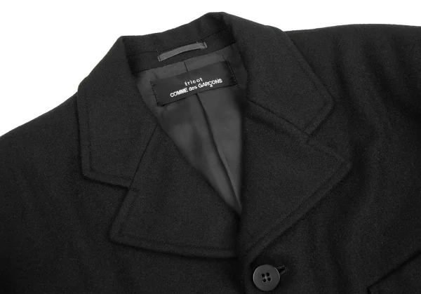 トリコ コムデギャルソンtricot COMME des GARCONS メルトン4Bジャケット 黒M位 K-123084_004