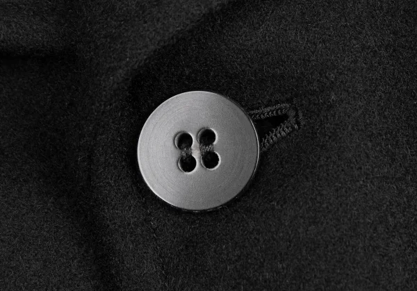 トリコ コムデギャルソンtricot COMME des GARCONS メルトン4Bジャケット 黒M位 K-123084_007