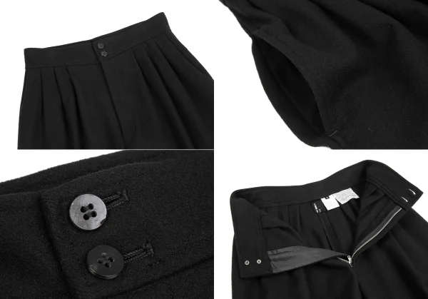 トリコ コムデギャルソンtricot COMME des GARCONS メルトンセットアップスーツ 黒M位 K-123086_011