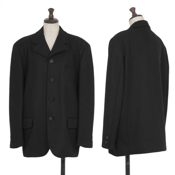 トリコ コムデギャルソンtricot COMME des GARCONS メルトンセットアップスーツ 黒M位 K-123086_002