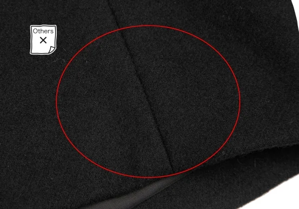 トリコ コムデギャルソンtricot COMME des GARCONS メルトンセットアップスーツ 黒M位 K-123086_007