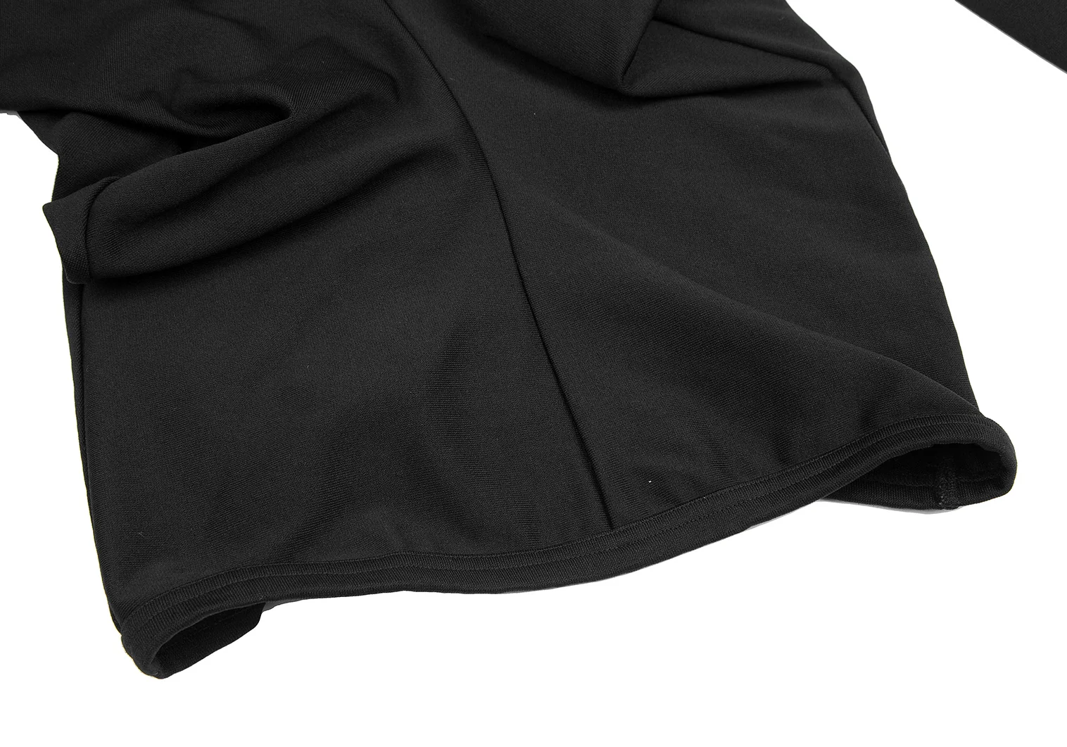 コムデギャルソンCOMME des GARCONS ナイロン変形ストレッチフーテッドカットソー 黒M位 【レディース】 コムデギャルソンCOMME des GARCONS ナイロン変形ストレッチフー