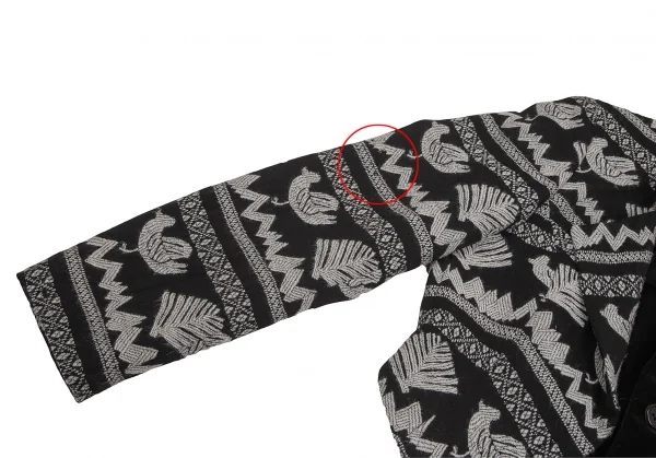 COMME des GARCONS Velor Layered Embroidery Jacket K-123122_005