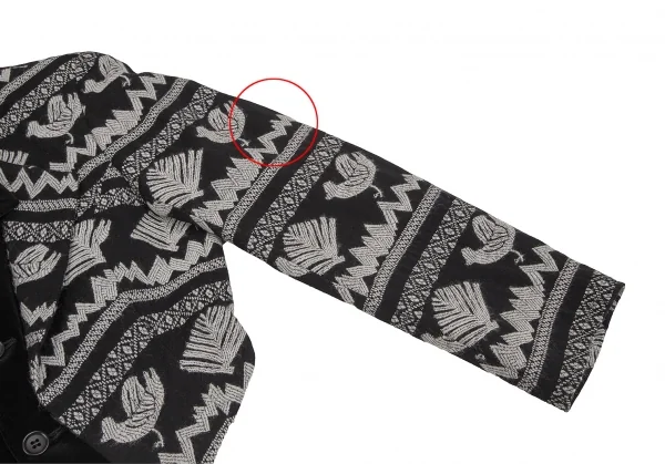 COMME des GARCONS Velor Layered Embroidery Jacket K-123122_007