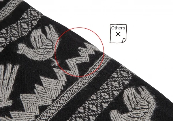 COMME des GARCONS Velor Layered Embroidery Jacket K-123122_008