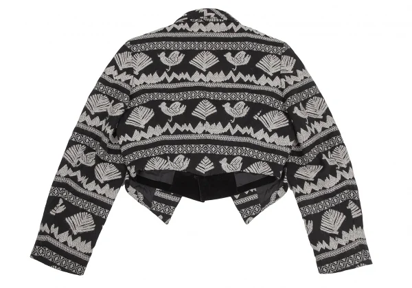 COMME des GARCONS Velor Layered Embroidery Jacket K-123122_016