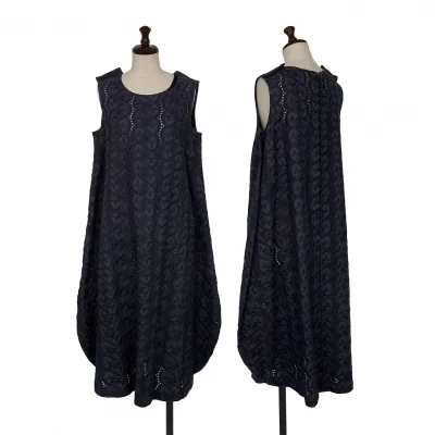 COMME des GARCONS Round-Hem Floral Lace Dress