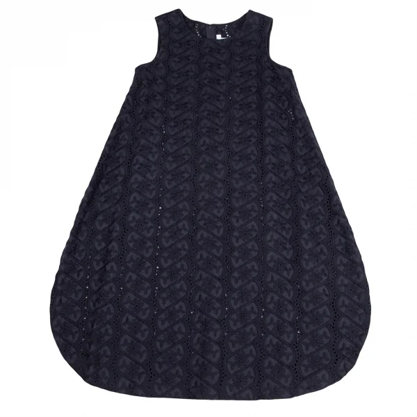 COMME des GARCONS Round-Hem Floral Lace Dress K-123165_002