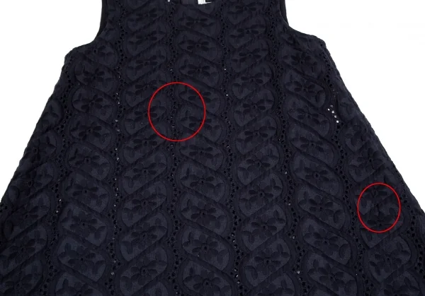 COMME des GARCONS Round-Hem Floral Lace Dress K-123165_010