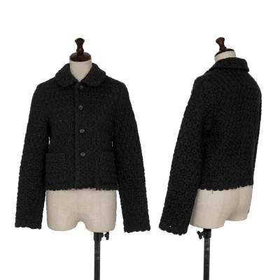 COMME des GARCONS Lace Round-collar Jacket