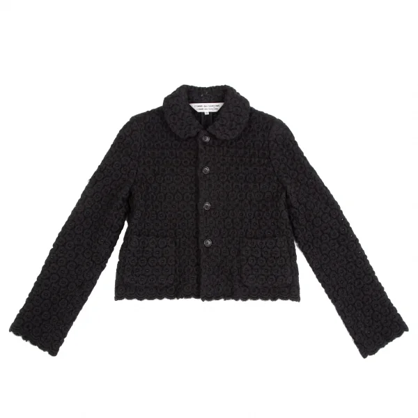COMME des GARCONS Lace Round-collar Jacket K-123166_002