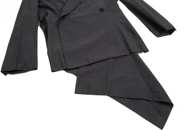 Yohji Yamamoto FEMME Asymmetry Double Jacket K-123176_010