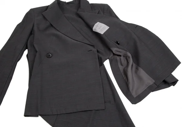 Yohji Yamamoto FEMME Asymmetry Double Jacket K-123176_012