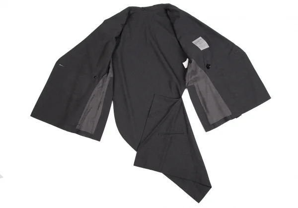 Yohji Yamamoto FEMME Asymmetry Double Jacket K-123176_013