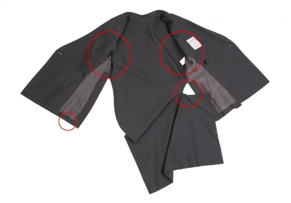 Yohji Yamamoto FEMME Asymmetry Double Jacket K-123176_015