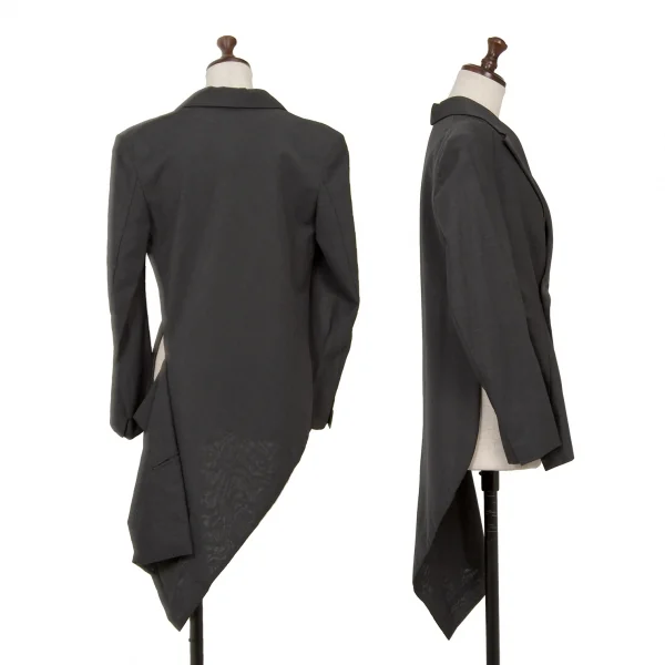 Yohji Yamamoto FEMME Asymmetry Double Jacket K-123176_002