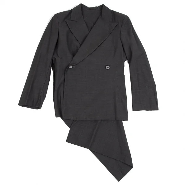 Yohji Yamamoto FEMME Asymmetry Double Jacket K-123176_003