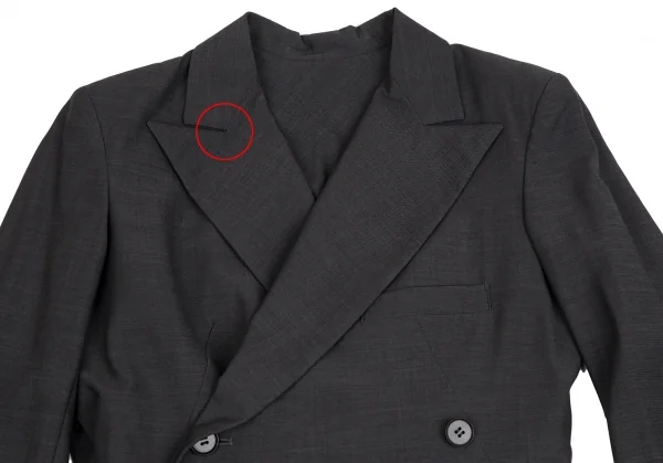 Yohji Yamamoto FEMME Asymmetry Double Jacket K-123176_004