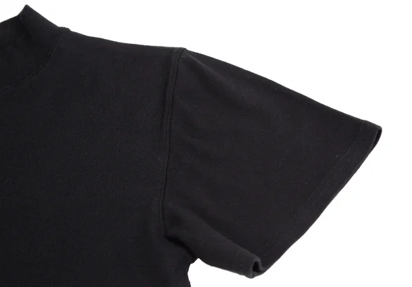 ナノユニバースnano universe コットンモックネックTシャツ 黒L K-123178_003