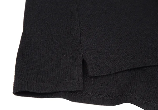 ナノユニバースnano universe コットンモックネックTシャツ 黒L K-123178_005