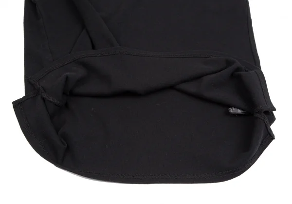 ナノユニバースnano universe コットンモックネックTシャツ 黒L K-123178_006