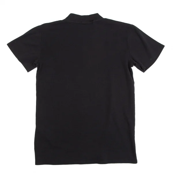 ナノユニバースnano universe コットンモックネックTシャツ 黒L K-123178_007