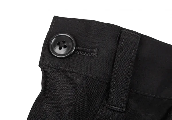 ヨウジヤマモト プールオムYohji Yamamoto POUR HOMME レーヨンハカマパンツ 黒3 K-123181_003