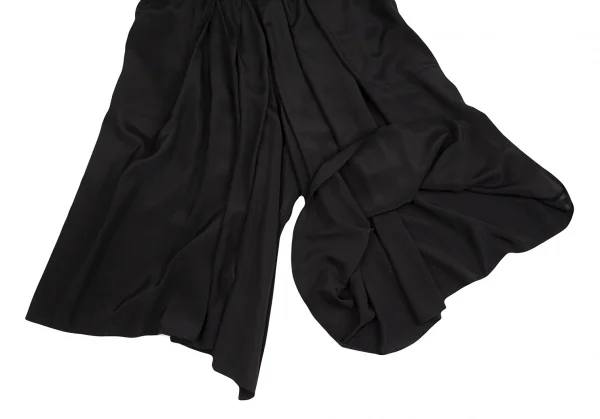 ヨウジヤマモト プールオムYohji Yamamoto POUR HOMME レーヨンハカマパンツ 黒3 K-123181_009