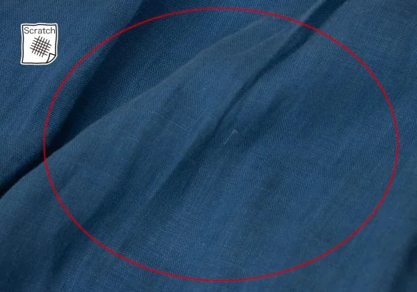 ヨウジヤマモト プールオムYohji Yamamoto POUR HOMME リネンレーヨンバイカラーバルーンカラスパンツ 青黒3 K-123182_006