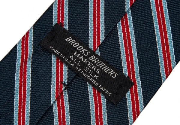 ブルックスブラザーズBrooks Brothers シルクレジメンタルネクタイ 紺 K-123392_007