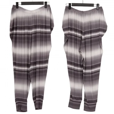 ISSEY MIYAKE Gradation Colour Printed Stretch Pants