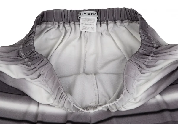 ISSEY MIYAKE Gradation Colour Printed Stretch Pants K-123417_009