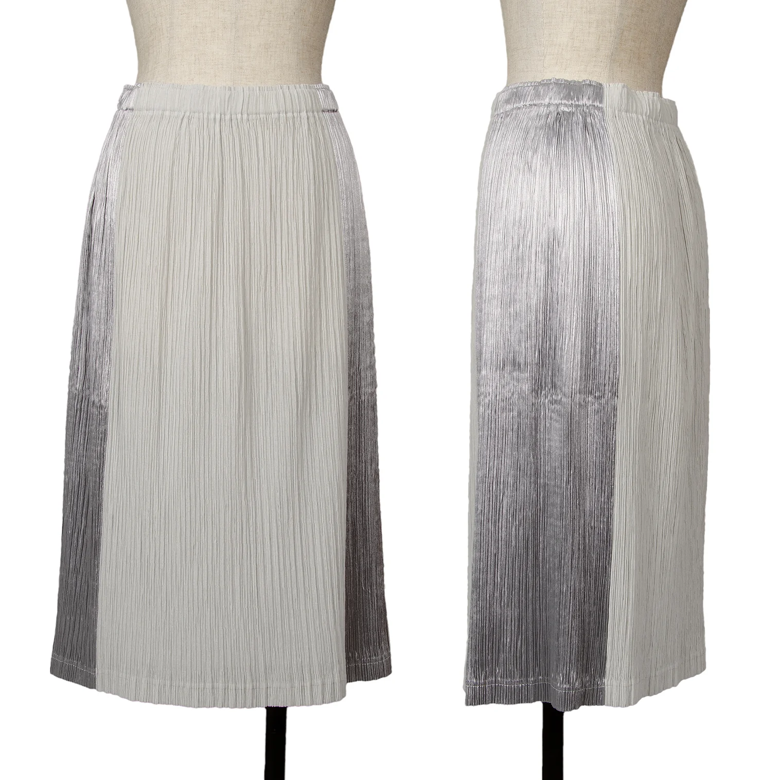 ISSEY MIYAKE  プリーツジャンバー2値下げ　新品柿+タックグレー色 ISSEY MIYAKE プリーツジャンバー2値下げ 新品柿+タックグレー色