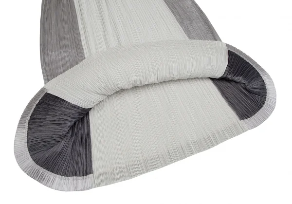 イッセイミヤケISSEY MIYAKE メタリック切替セットアップスーツ シルバーグレー2 K-123428_017