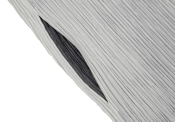 イッセイミヤケISSEY MIYAKE メタリック切替セットアップスーツ シルバーグレー2 K-123428_009